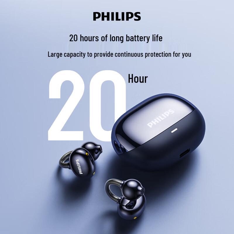 Philips True Wireless Open-Ear Clip-On Headphones