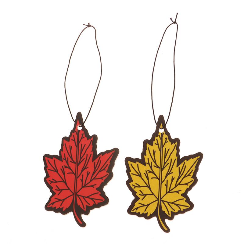 1Pcs Car Air Freshener Natural Scented Tea Paper Cone Hanging Ocean Lemon Perfume Fragrance Leaf Shape Car Accessories