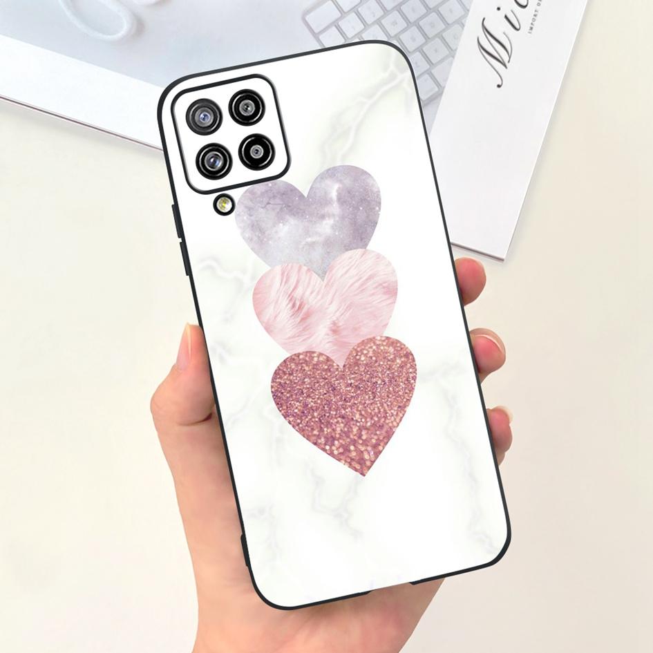 For Samsung Galaxy A22 4G Case A 22 SM-A225F Cover Fashion Marble Funda Soft Silicone Cover on Samsung A22 5G SM-A226B A22s Capa