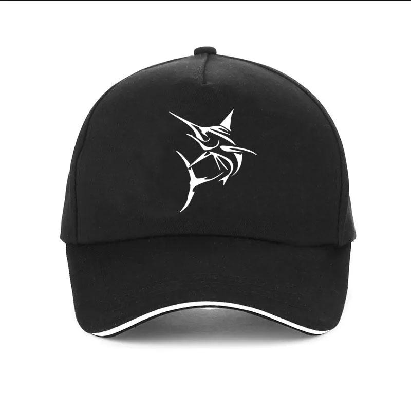 Marlin Fish Large swordfish Fishing Print Baseball Cap Unisex Women Parent-child Hats Outdoor Adjustable Caps Trucker Hat wayne