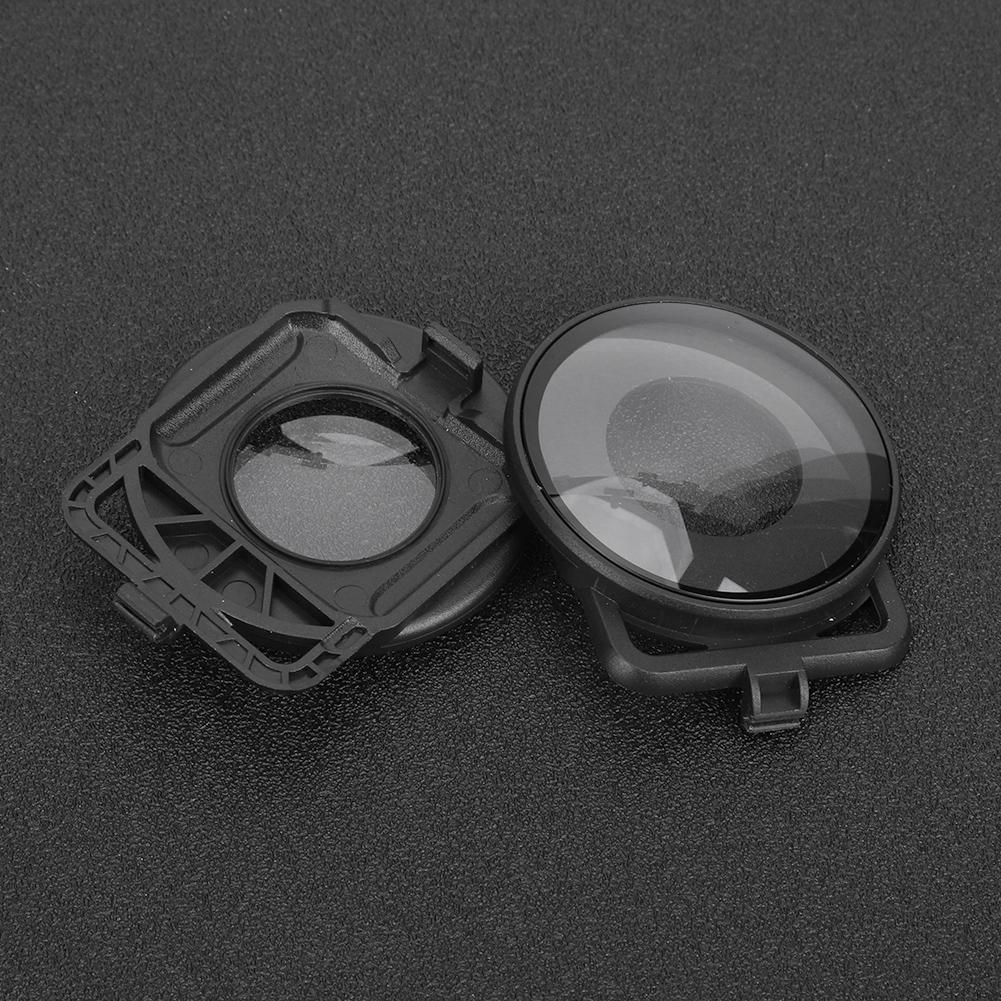 2PCS Plastic Waterproof High Light Transmittance Panoramic Lens Protector Protective Guard Cover