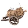 Dollhouse Decoration Wooden Firewood Cart Outdoor Garden Country Miniature Scene Doll House