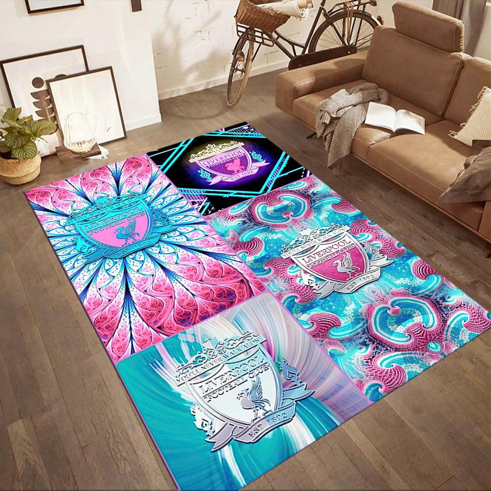 Liverpool Football Club Carpet Design For Balcony Entryway Dining Room Living Rooms Antislip Rug Decorate Offices