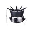 LITTLE BALANCE 8386 Fondue Elegance 8, Fondue électrique 8 personnes, Caquelon anti-adhésif 1,8 litres, 800 W, Inox brossé