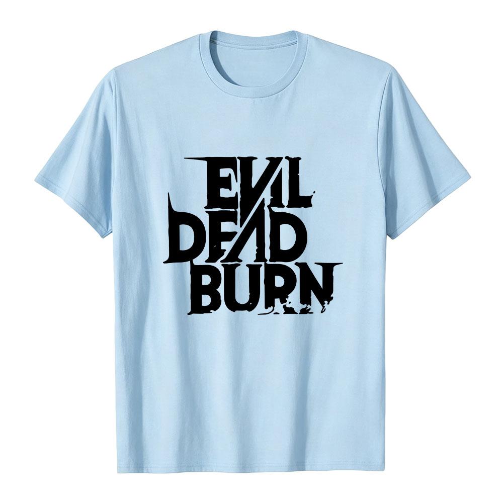 Camiseta Evil Dead Burn para Hombre Mujer Ropa Cuello Redondo Algodón Manga Corta Unisex Camisetas Estampado Gráfico Merch Ropa Casual Suave