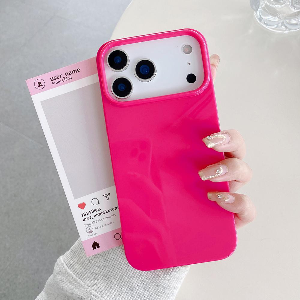 

Luxury Glossy Candy Color Silicone Soft Case For iPhone 17 Air 16 15 14 13 12 11 Pro Max Plus Square Shockproof Cover Thin Shell iPhone 12
