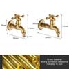 Antique Bronze Faucet Garden Bibcock Washing Machine Faucet Outdoor Faucet for Garden RQFG