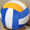 Seat Cushion Soft Furry Fabric Sports Throw Pillow Realistic Volleyball Shape Stuffed Cushion For Work Home Relaxation