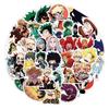 103050pcs Kawaii Anime My Hero Academia Stickers Waterproof Decals DIY Laptop Phone Diary Case Car Waterproof Sticker Toys