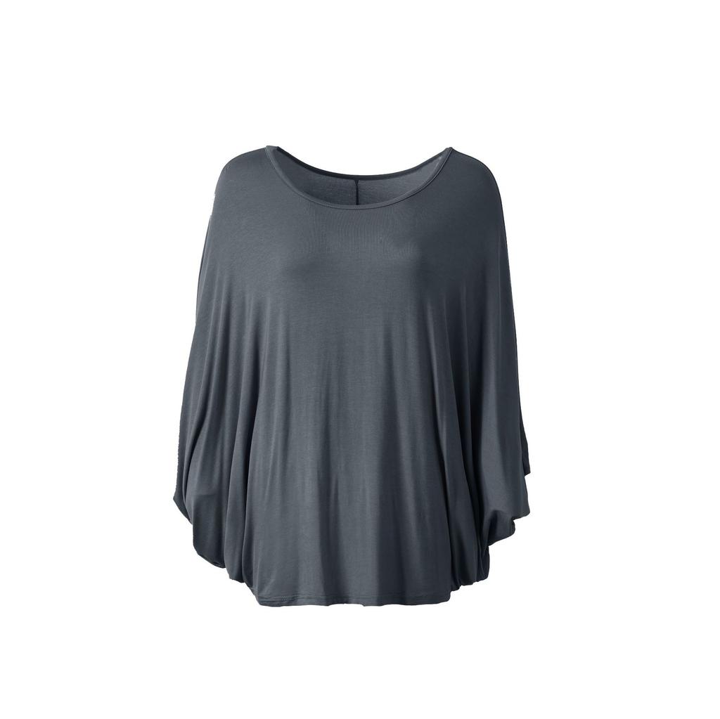 Plus Size Ladies 40-count Modal Batwing-sleeved Tshirt Short Sleeves Slimming Casual T-shirts Loose Tee Tops 13 Colors Japanese-style