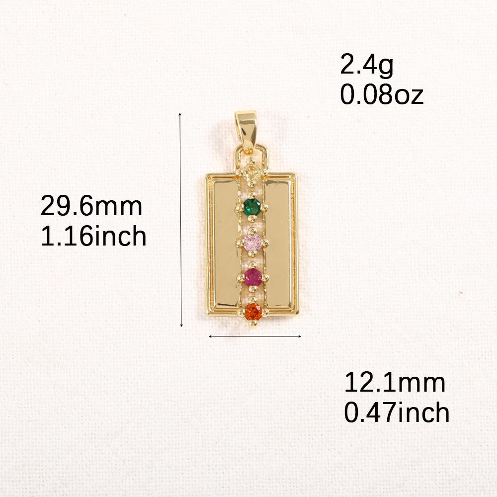 French Retro High-End Copper Gold Plated Necklace with Micro-Inlaid Zircon Pendant