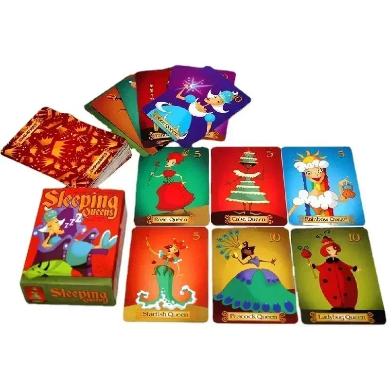 Kartenspiel Englisch Sleeping Queens Brettspiele 2-5 Personen Familiengeschenk Wecke die Königin auf Strategiespiel Spaß Kinderspielzeug