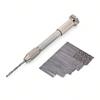 51Pcs/Set Mini Micro Aluminum Hand Drill with Keyless Chuck Twist Drill Bit Sets