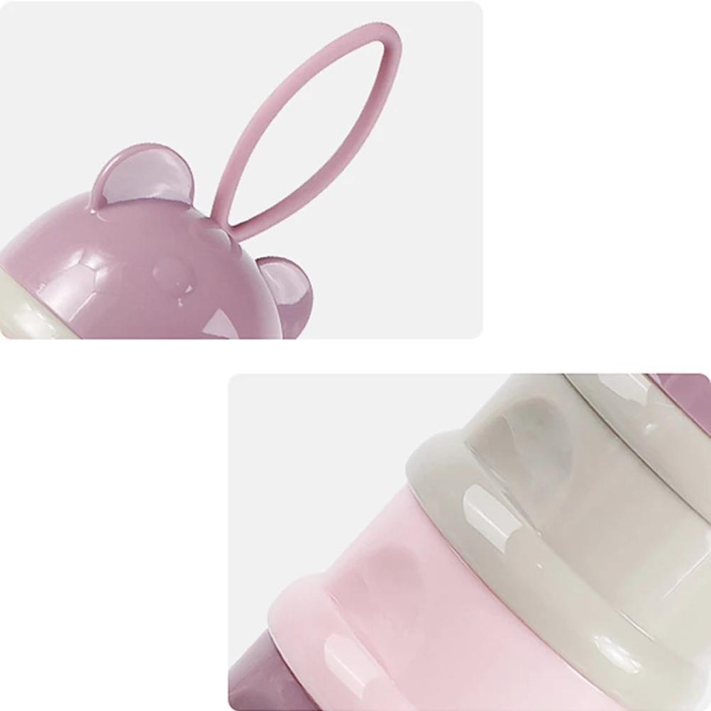 1PCS 4 Layer Baby Formula Dispenser Side Open Milk Powder Container Feeding Storage Box