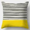 Yellow series Pillowcase 45cmX45cm Square Sofa Pillow Cover Creative Sun Flower Cushion