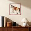 Chinese Intangible Heritage Shadow Puppet Lion Qilin Wall Decor - Handmade Festive Housewarming Gift