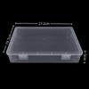 Hardware Parts Box, Large Rectangular Transparent Packaging Box, Small Object Storage Box, Covered Pp Plastic Tool Accessory Box.