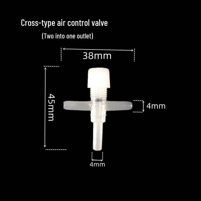 4mm Air Flow Control Valve for Aquarium Oxygen Aeration Pump