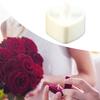 24Pcs LED Tealight Candles with Artificial Flower Petals Romantic Heart Shape Create Atmosphere Home Decoration Candle Light Kit