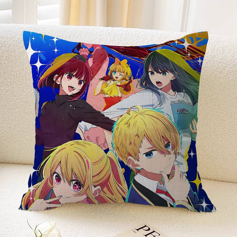 Japanese Anime OSHI NO KO Pillow Anime Pillow Sofa Bed Head Pillow Cover Cushion Cover 45x45 Cm Fashion
