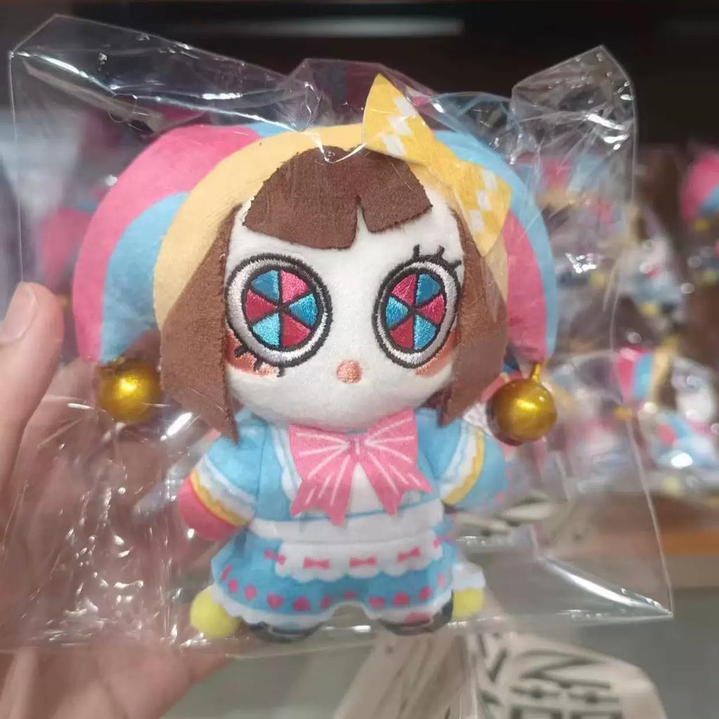 Kawaii The Amazing Digital Circus Plush Keychain Pomni Jax Caine Soft Mini Dolls For Fans Bag Charm And Birthday Gifts Ornament