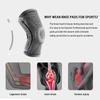 1 PC Silicone Full Knee Brace Strap Patella Medial Support Compression Protection Sport Pad Running Basketball Gym