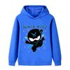 B1176 Multi-color Kids Boys Girls NINJA KIDZ Printed Casual Long Sleeves Hoodie