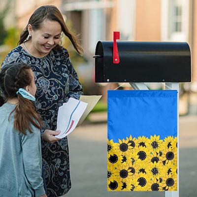 Bandiera da Giardino Ucraina Doppia Faccia Striscione da Casa Girasole Colomba Bianca da Appendere al Muro Bandiera Nazionale Ucraina per Decorazione da Cortile Interno Esterno