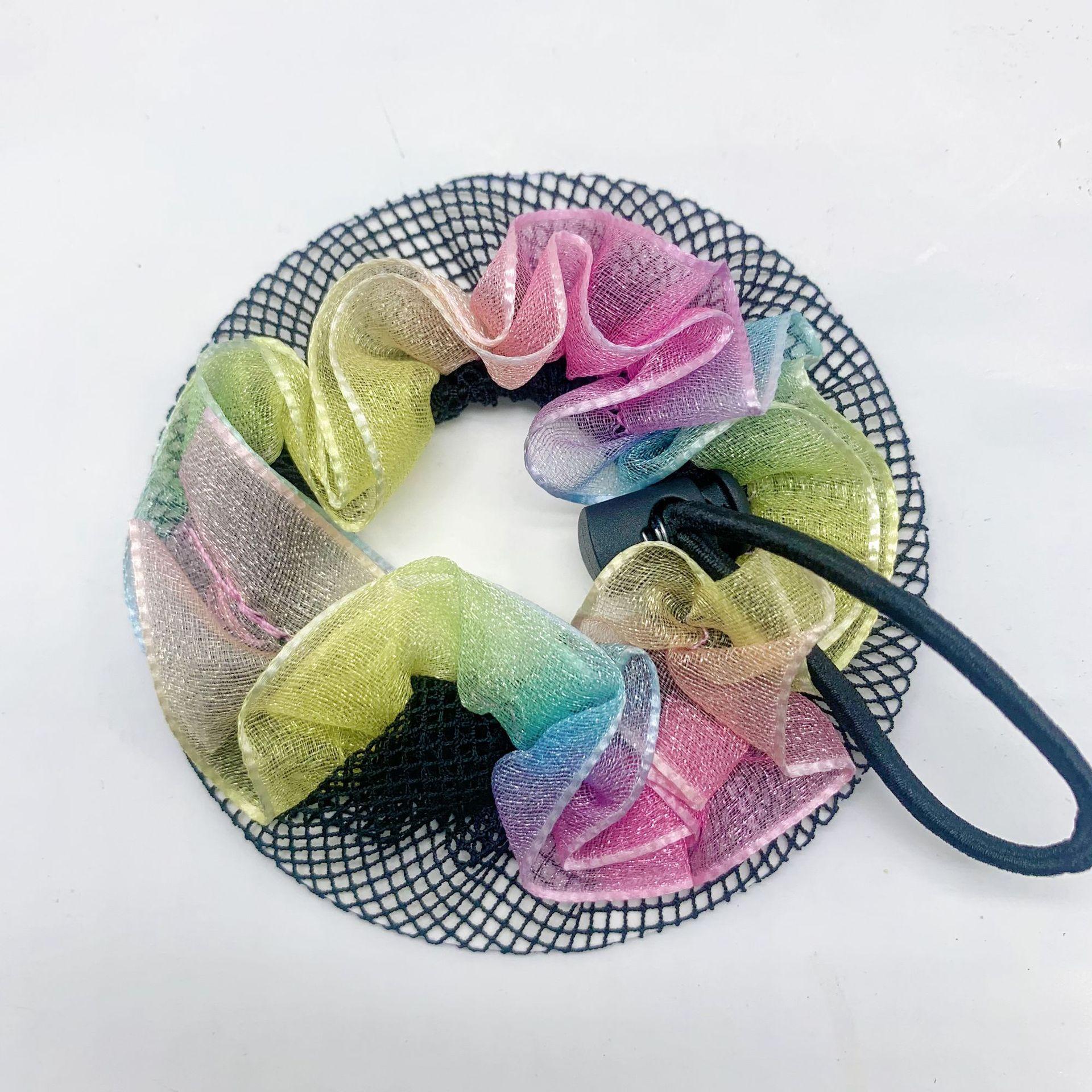 

Невидимая сетка для волос, сетчатый карман, бесшовная повязка на голову для девочек, головные уборы для балета и танцев, пучок для волос, головной убор, аксессуары для волос, головной убор 7cm