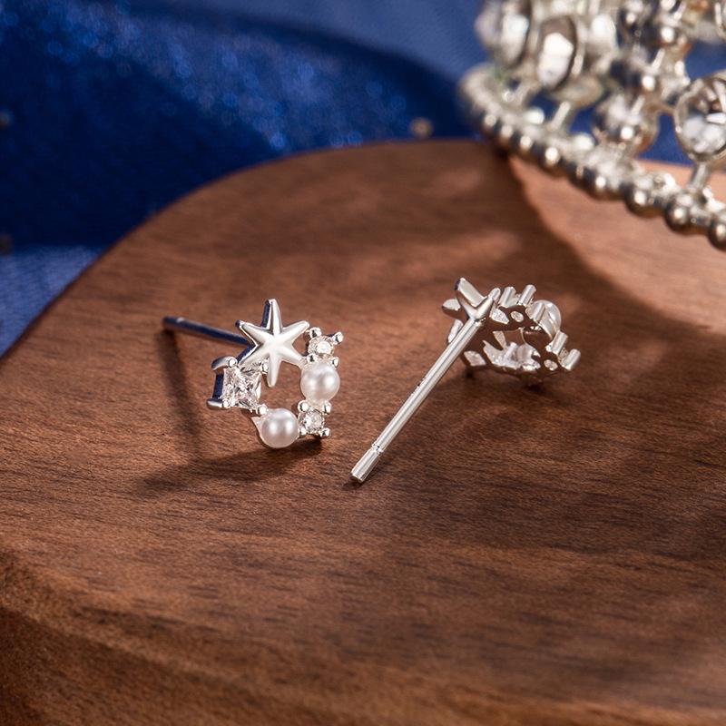 2025 Starfish Pearl Stud Earrings - Versatile Luxury Women's Jewelry