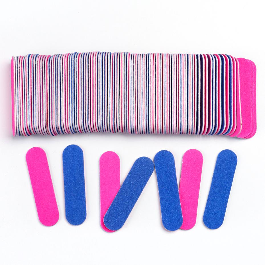 Xiaomi 50/100pcs Double Side Nail Files Mini Wood Sanding Buffer Block Set For Gel Polish Manicure Pedicure Salon Nail Art Tools