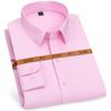 Taglia Grande 8XL 7XL 6XL Camicia da Uomo Basic Manica Lunga Casual Senza Stiratura Antirughe Vestibilità Slim Bianca Business Matrimonio Festa