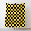 Black and White Grid Colorful Geometric Thin Blanket Blanket For Nap Time Sofa Bed Blanket As a Gift for Friends