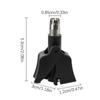 1Pcs Men'S Nose Hair Trimmer Stainless Steel Manual Trimmer Suitable For Nose Hair Razor Washable Portable Nose Hair Trimmer