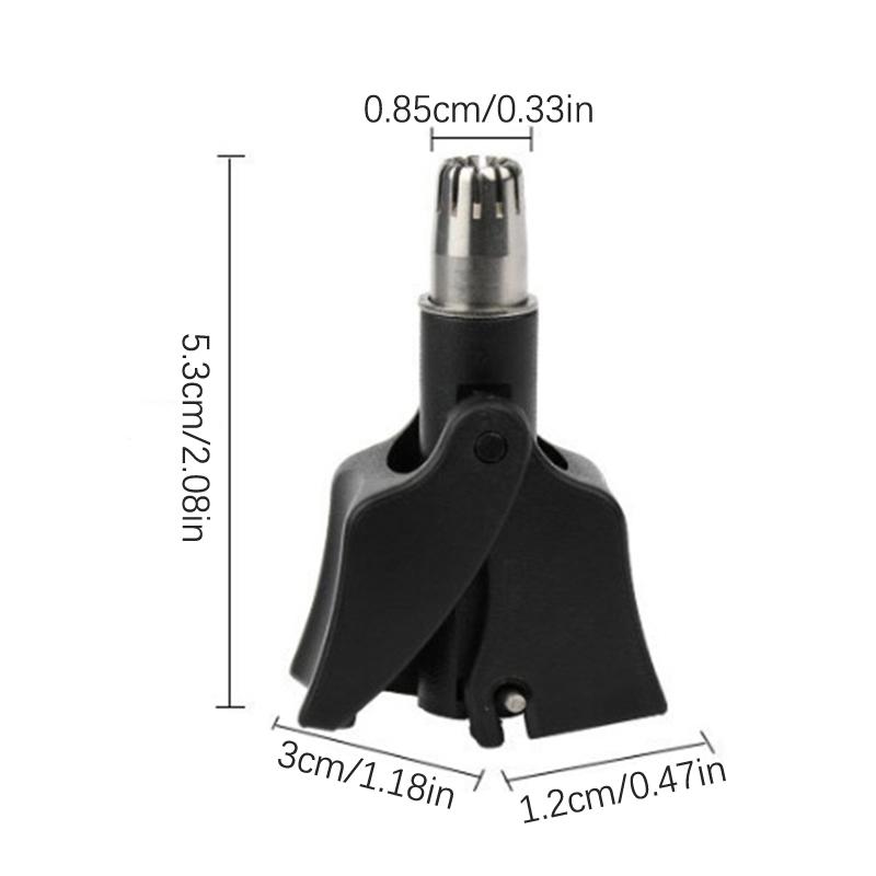 1Pcs Men'S Nose Hair Trimmer Stainless Steel Manual Trimmer Suitable For Nose Hair Razor Washable Portable Nose Hair Trimmer