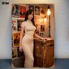 D Flat A Vintage Movie Poster Featuring an Elegant Woman Suitable for Farmhouse Decor Festive Parties And Home Wall Art T