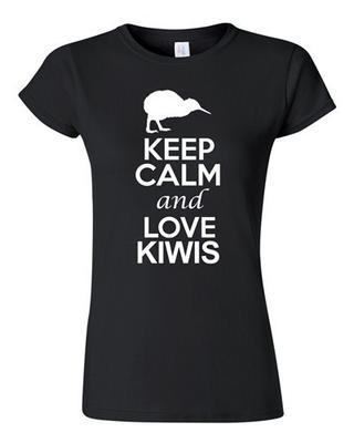 City Shirts Junior Keep Calm And Love Kiwis Bird Animal Lover DT T-Shirt Tee Unisex T-Shirt