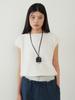 FROMWHERE Double Belt Over Fit Pants Navy
