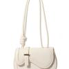 Niche Design Spring and Autumn Style Fresh and Simple Little Cute Solid Color One-shoulder Crossbody Fashion Saddle Bag