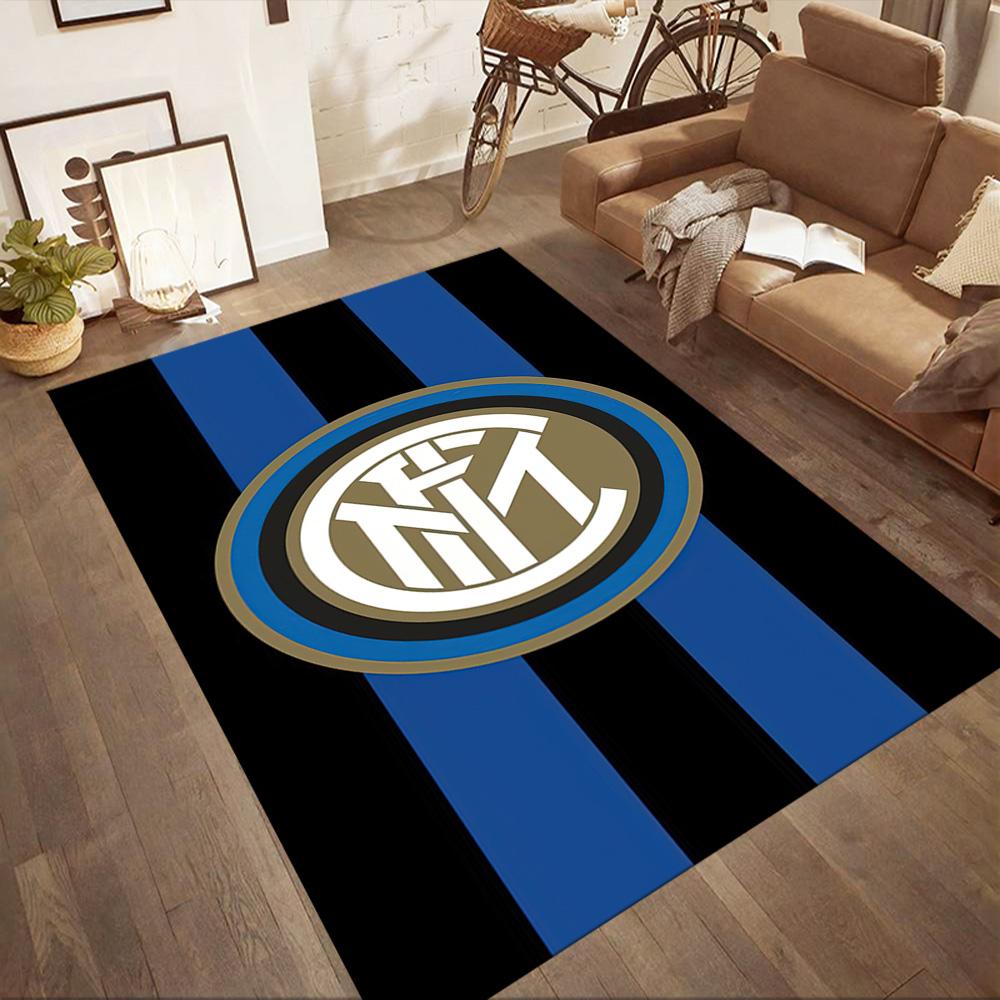 Inter Milan Area Rug Design For Foyer Outdoor Game Room Study Room Antislip Rug Anime Office Decor Birthdaychristmas Gift