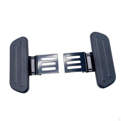 Electric Bike Front Footrest Scooter Foot Pegs Widen Pedal Direct Replace Easy