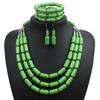 Fashion African Beads Necklace Indian Jewelry Nigerian Wedding Bracelet  Gift
