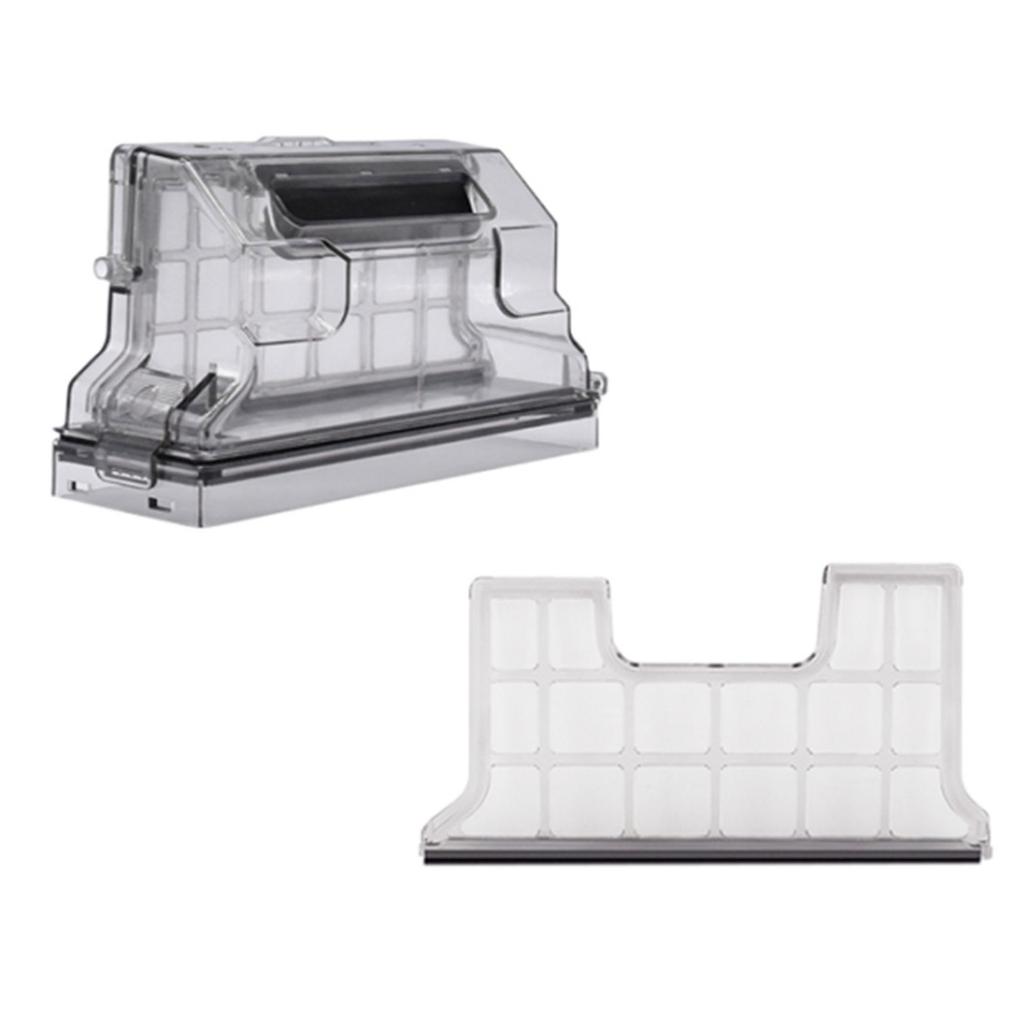 Large Capacity Dust Box For J1 Dust Box Accessories Robot Vacuum Cleaner Sweeper Dustbin Filter Spare Part Dustbin