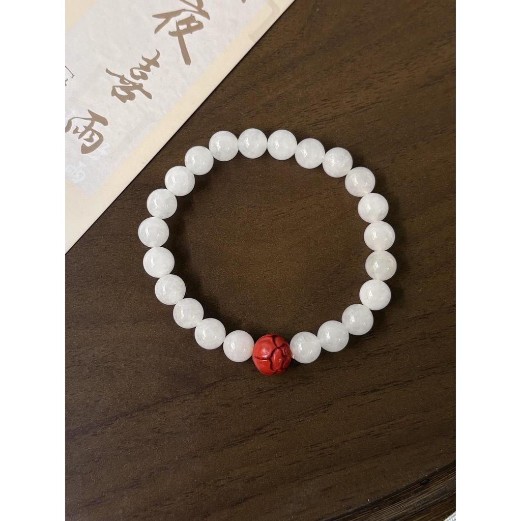 Multi Styles Natural Crystal Beaded Bracelets, Handmade Gemstone Stretch Bracelet for Women