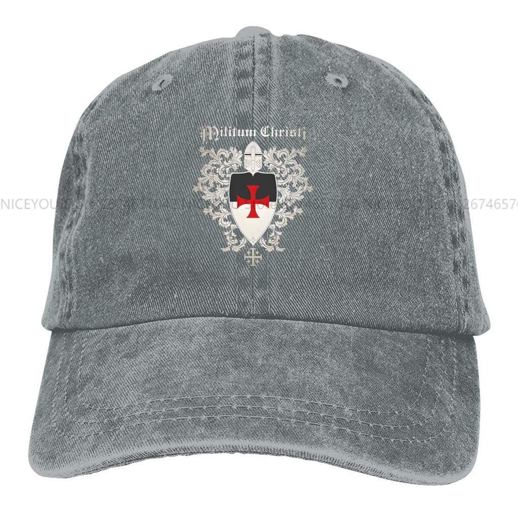 Pure Color Dad Hats Coat Of Arms Crusader Women's Hat Sun Visor Baseball Caps Knights Templar Peaked Cap