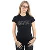 AC/DC Camiseta de algodón con logotipo dentado para mujer