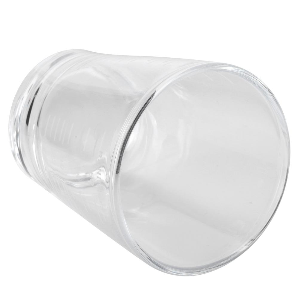 80ml šálek na kávu s váhou, odměrka na mléko, pro domácí kancelář, kavárnu, průhledný