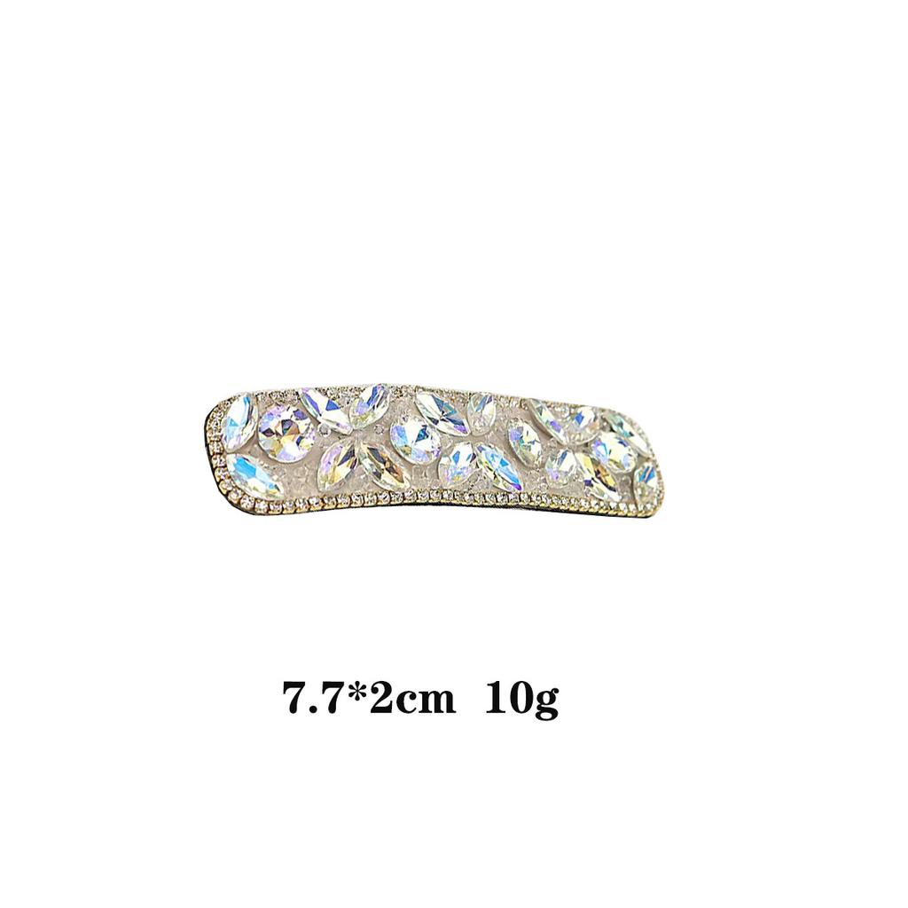 Seamless Hairpin Back of The Head Side Clip Rhinestone Hairpin Fashionable Temperament Side Hairpin