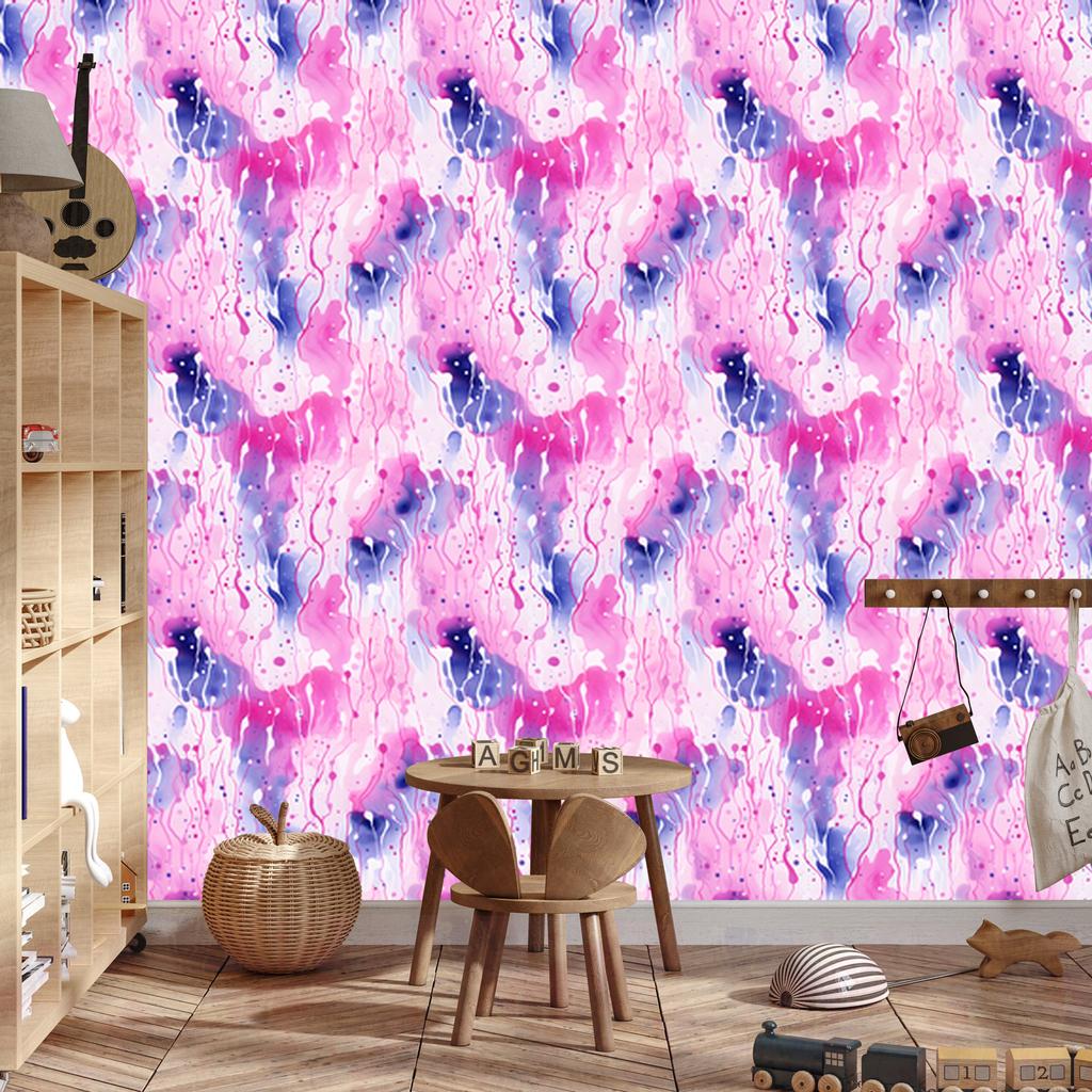 Pink and Purple Powder Pink Ink Wallpaper 50x1000