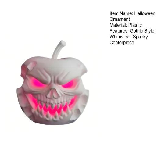 Halloween Evil Fruit Ornament Spooky Tea Light Holder Gothic Tabletop Ornament Creepy Centerpiece for Horror Themed Parties Decoration